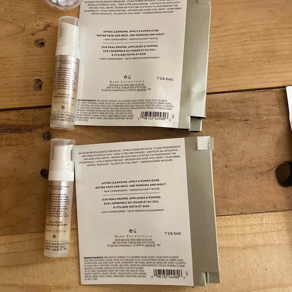 BAREMERALS Skinlongevity Serum deluxe travel size new x 2 - Picture 2 of 2